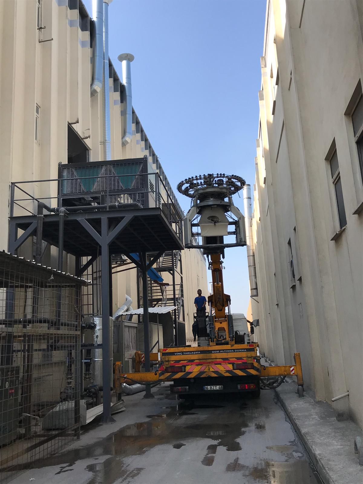 Örme Makinesi İndirme Taşıma