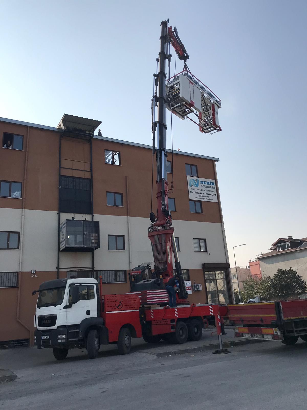 9 Ton Baskı Makinesi Yükleme