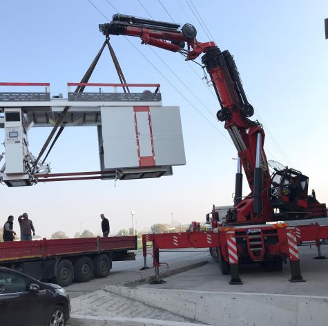 9 Ton Baskı Makinesi Yükleme